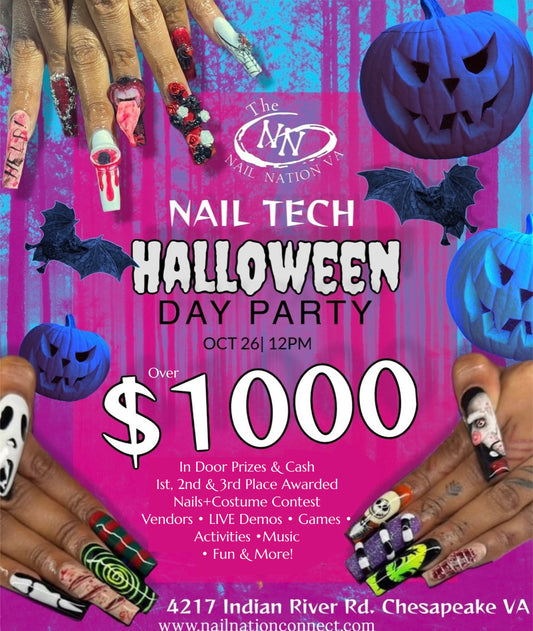 HALLOWEEN NAIL EXPO Day Party