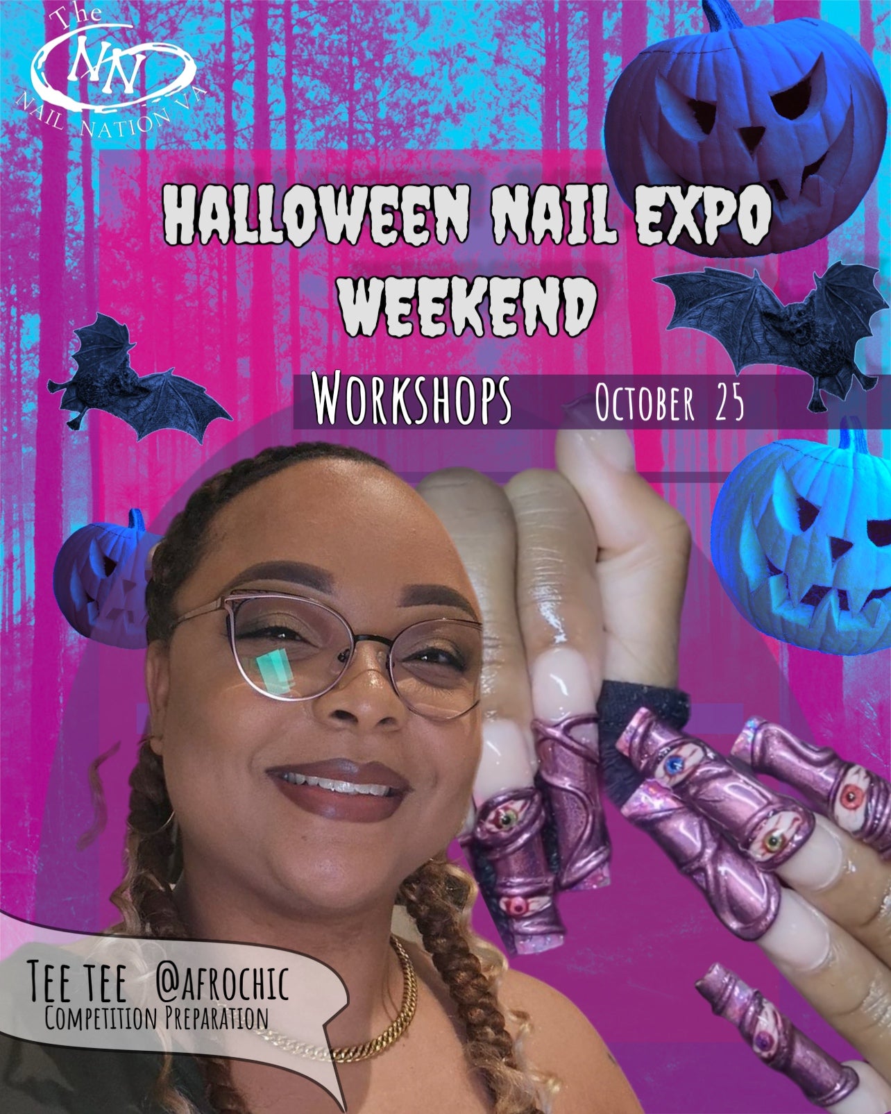 HALLOWEEN NAIL EXPO Workshops