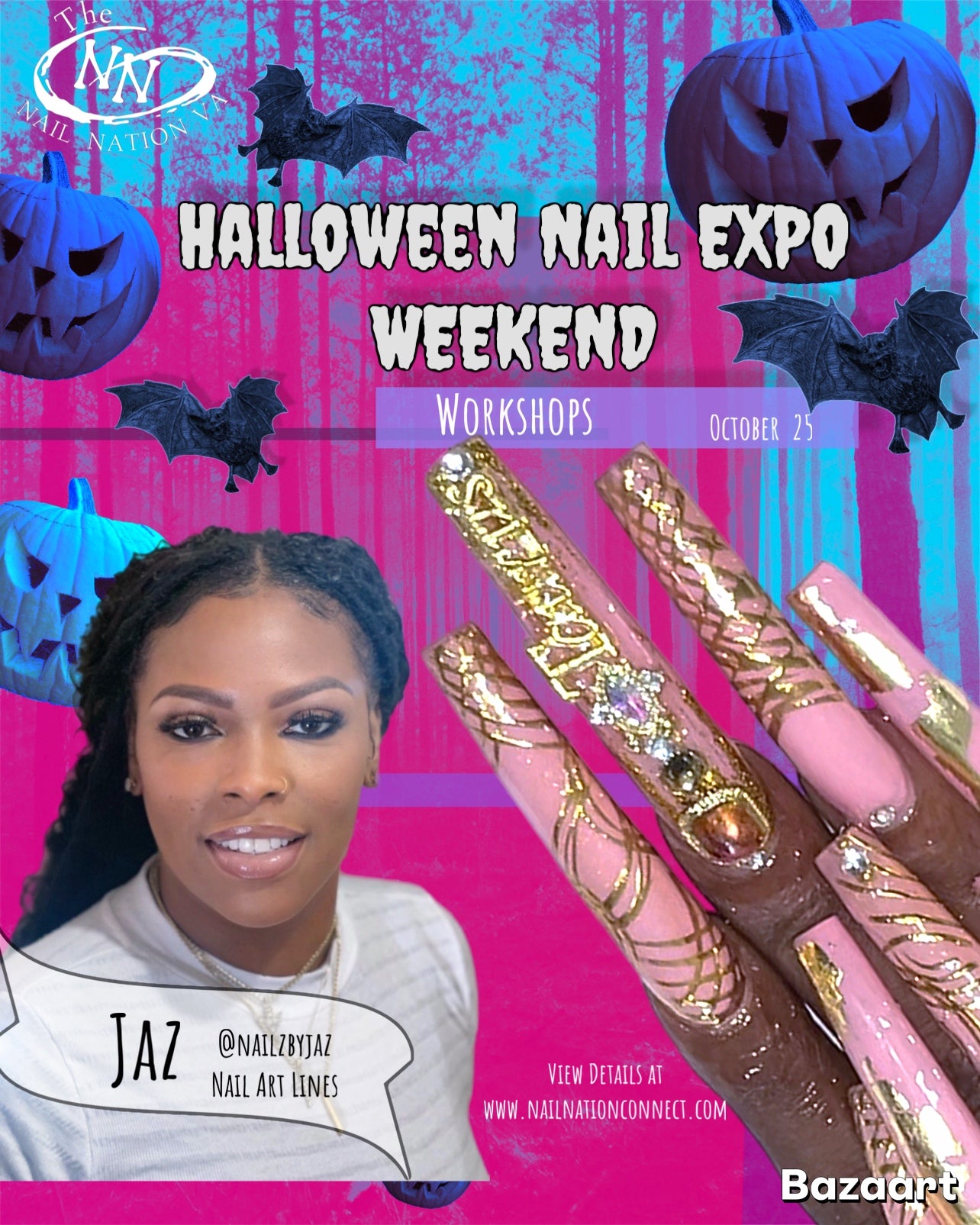 HALLOWEEN NAIL EXPO Workshops